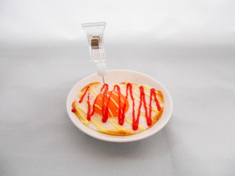 Sunny-Side Up Egg with Mayonnaise & Ketchup Small Size Replica