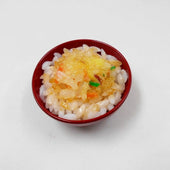 Ten-don (Rice with Tempura) Mini Bowl - Fake Food Japan