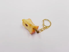 Three-Quarters Eaten Apple Keychain