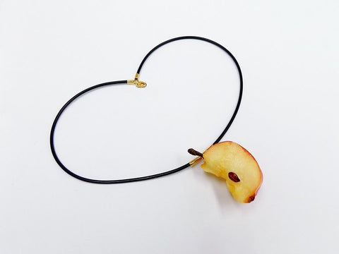 Three-Quarters Eaten Apple Necklace