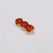 Toasted Dumplings Covered in a Soy & Sugar Sauce (3-piece with Skewer) Magnet - Fake Food Japan