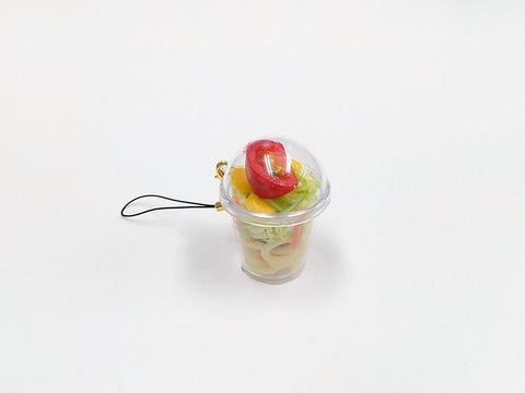 Tossed Salad with Pasta (mini) Cell Phone Charm/Zipper Pull
