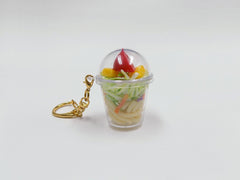 Tossed Salad with Pasta (mini) Keychain