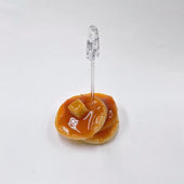 Tower of Pancakes with Butter & Maple Syrup (small) Card Stand - Fake Food Japan