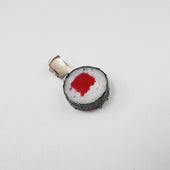 Tuna Roll Sushi (round) Hair Clip - Fake Food Japan