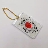 Umeboshi (Pickled Plum) Rice Pass Case with Charm Bracelet - Fake Food Japan