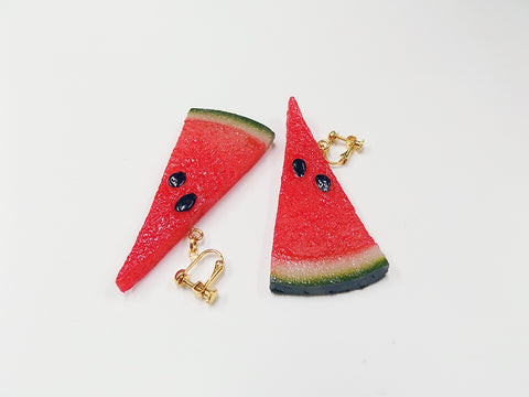 Watermelon (small) Ver. 2 Clip-On Earrings