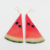 Watermelon (small) Ver. 2 Pierced Earrings - Fake Food Japan