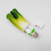 White Spring Onion USB Flash Drive (16GB) - Fake Food Japan