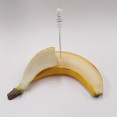 Whole Peeled Banana Card Stand - Fake Food Japan