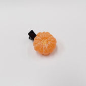 Whole Peeled Orange (small) Hair Clip - Fake Food Japan