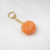 Whole Peeled Orange (small) Keychain - Fake Food Japan
