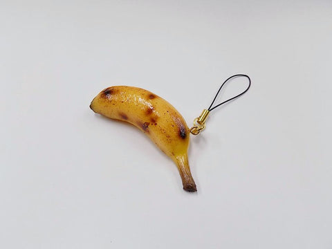 Whole Ripened Banana (mini) Cell Phone Charm/Zipper Pull